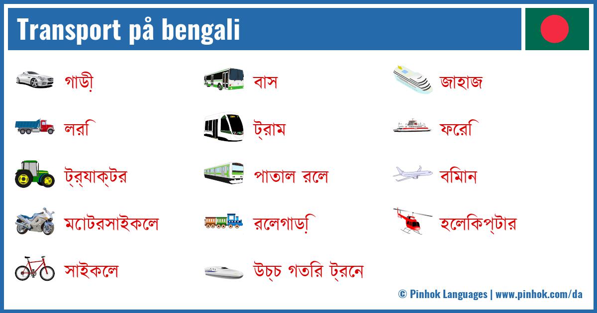 Transport på bengali