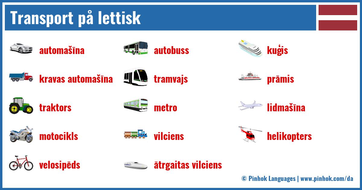 Transport på lettisk