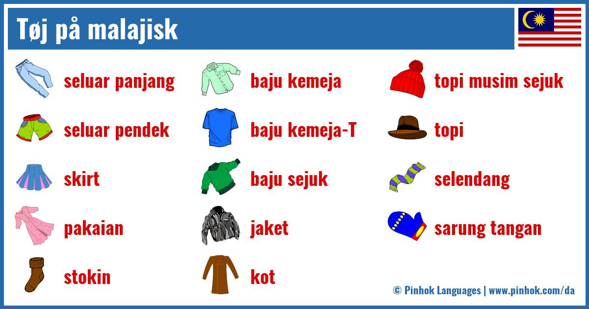Tøj på malajisk