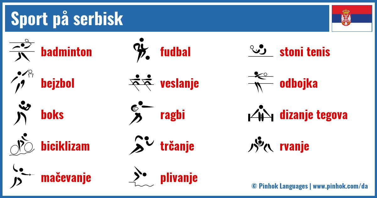 Sport på serbisk