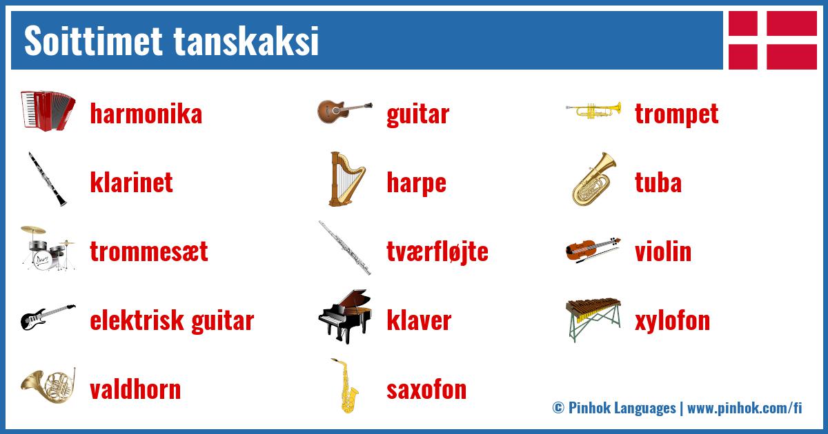 Soittimet tanskaksi