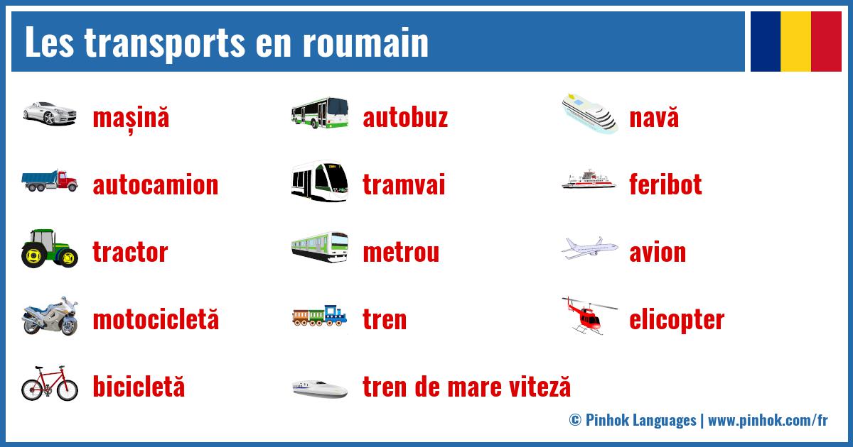 Les transports en roumain