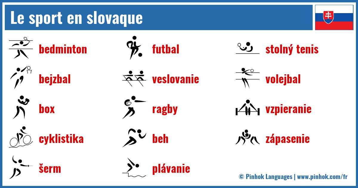 Le sport en slovaque