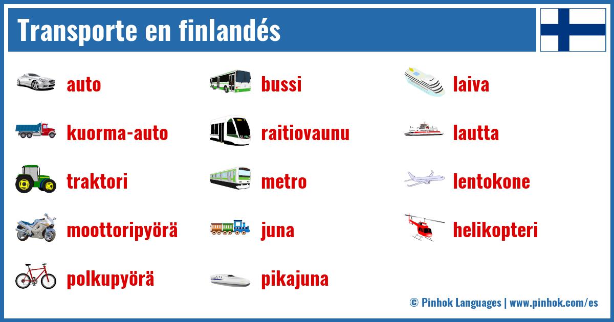 Transporte en finlandés